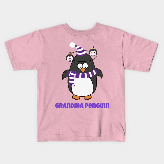 Christmas Penguin Pajama Animal Costume Grandma Penguin Shirt T-Shirt Kids T-Shirt by DDJOY Perfect Gift Shirts